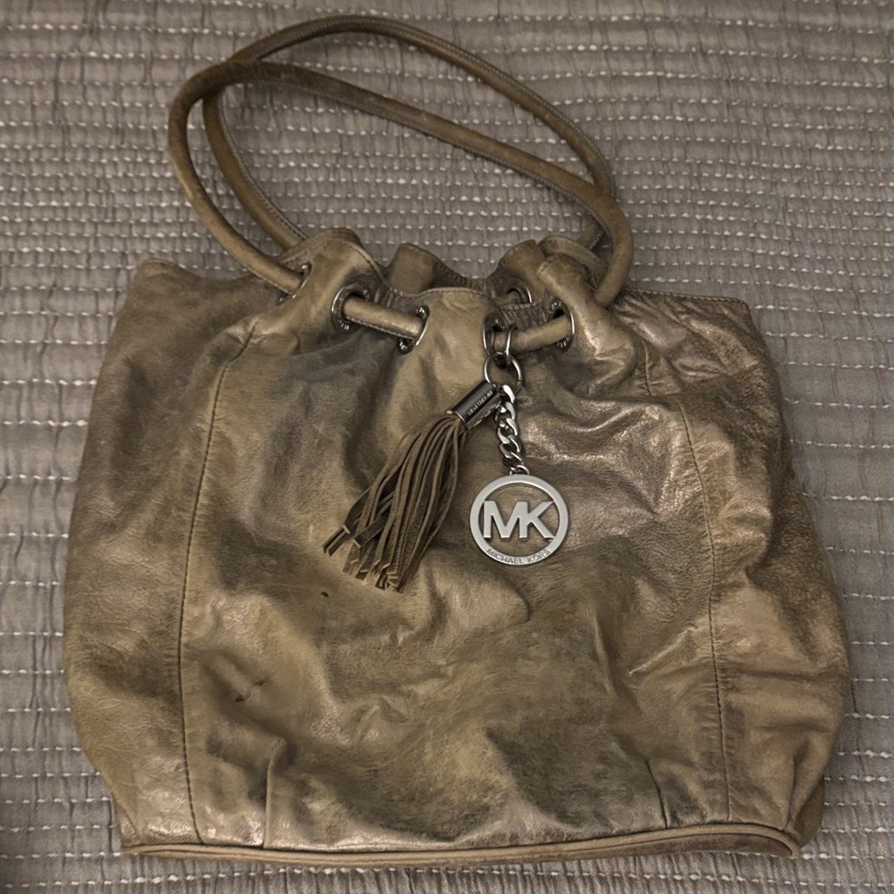 Michael Kors Metallic Gold Shoulder Bag